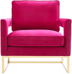 Avery Pink Velvet Chair