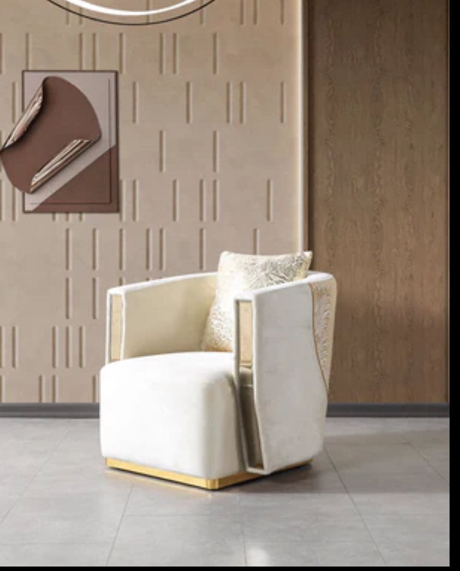 Anica Ivory Velvet Sofa 92" & Loveseat 76"