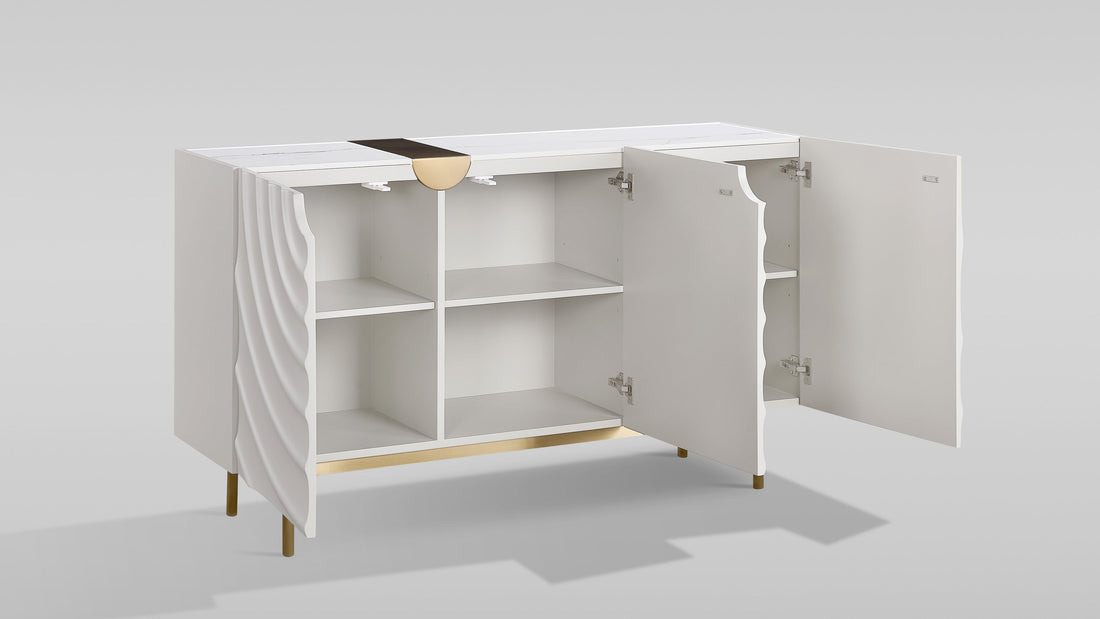 Onda Sideboard (Cream White)