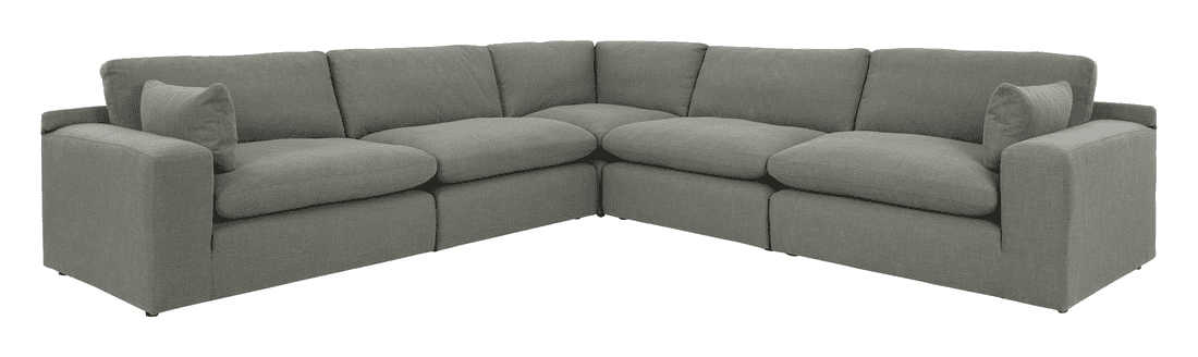 Cloud 5PC Oversized Sectional Gray