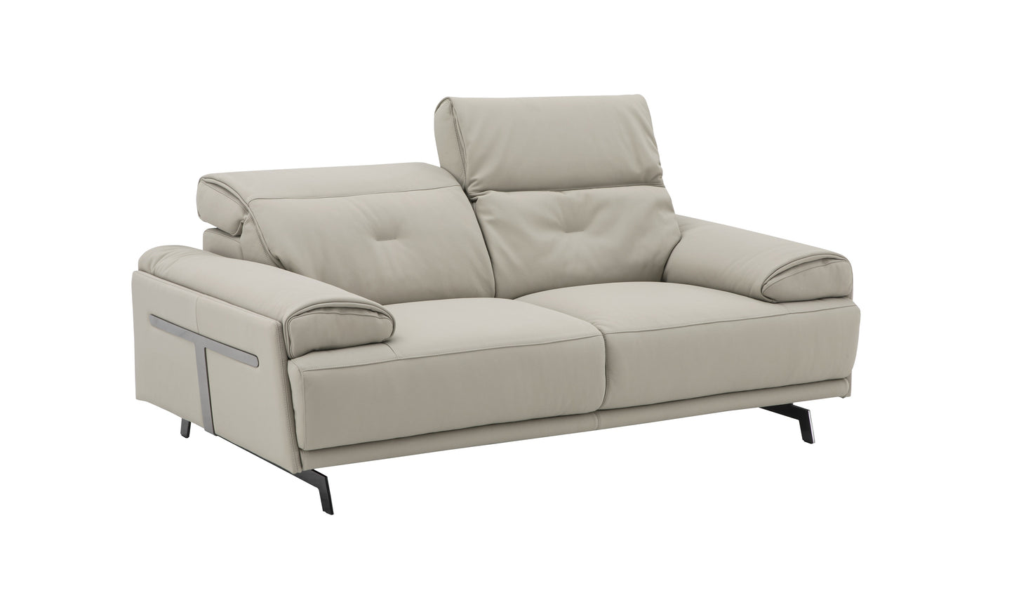 Dolce Vita Reclining Sofa Set in Milk Tea