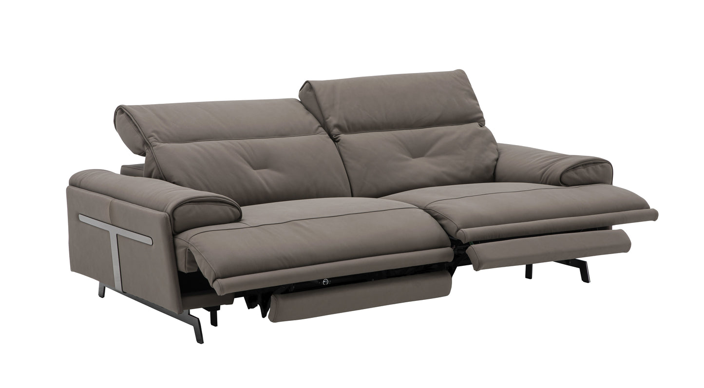 Dolce Vita Reclining Sofa Set in Brownie