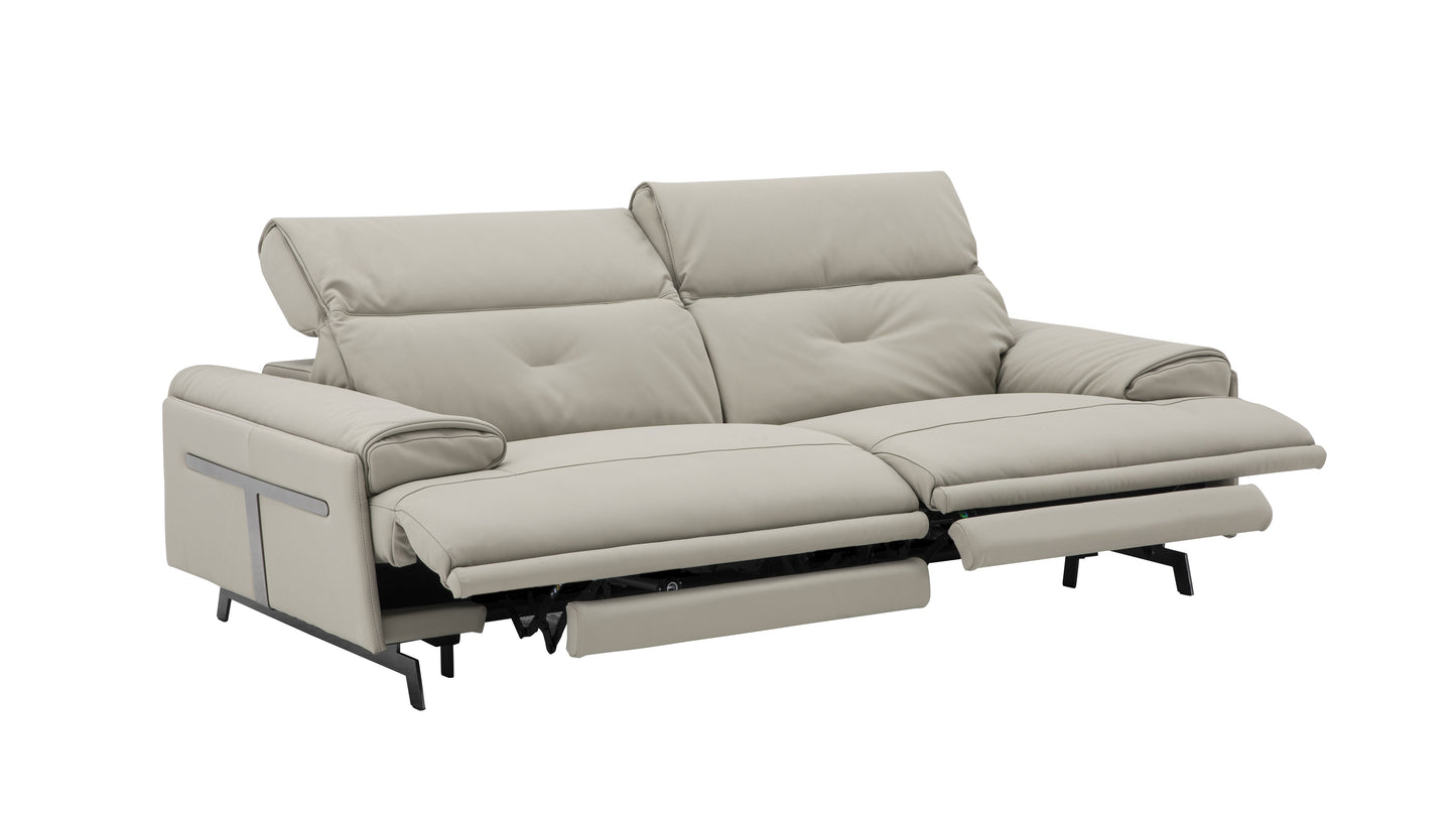 Dolce Vita Reclining Sofa Set in Milk Tea
