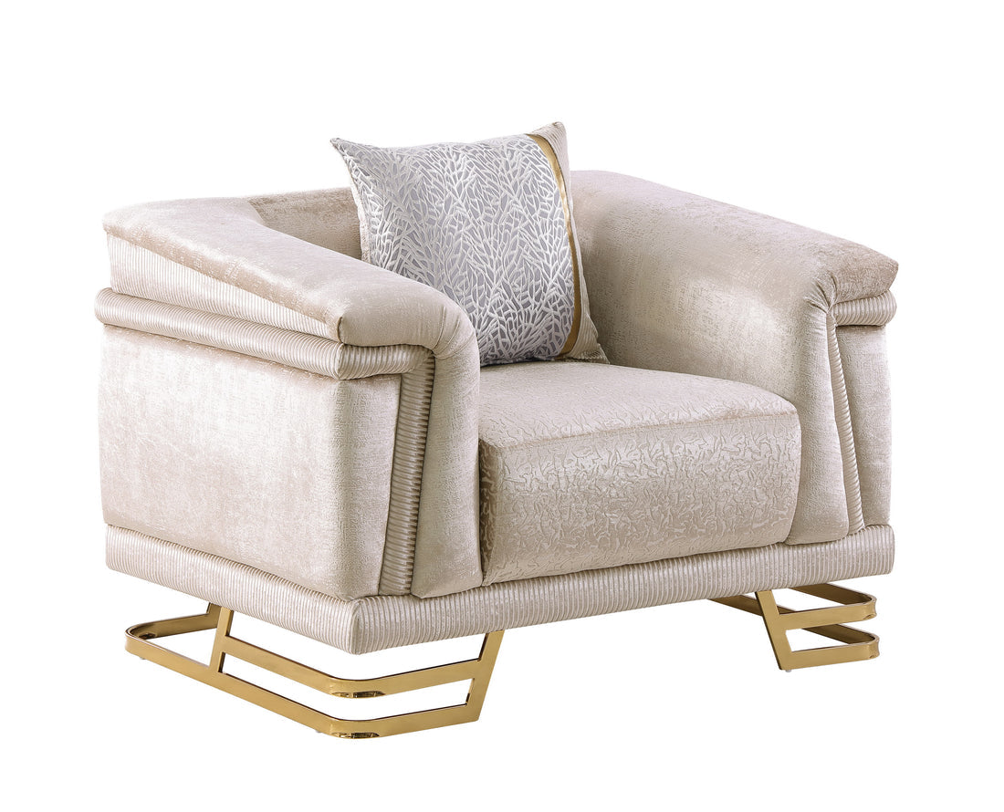 Amalfi Living room Set (Champagne)