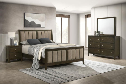 WILKES 5-PIECE QUEEN BEDROOM SET DARK COCOA