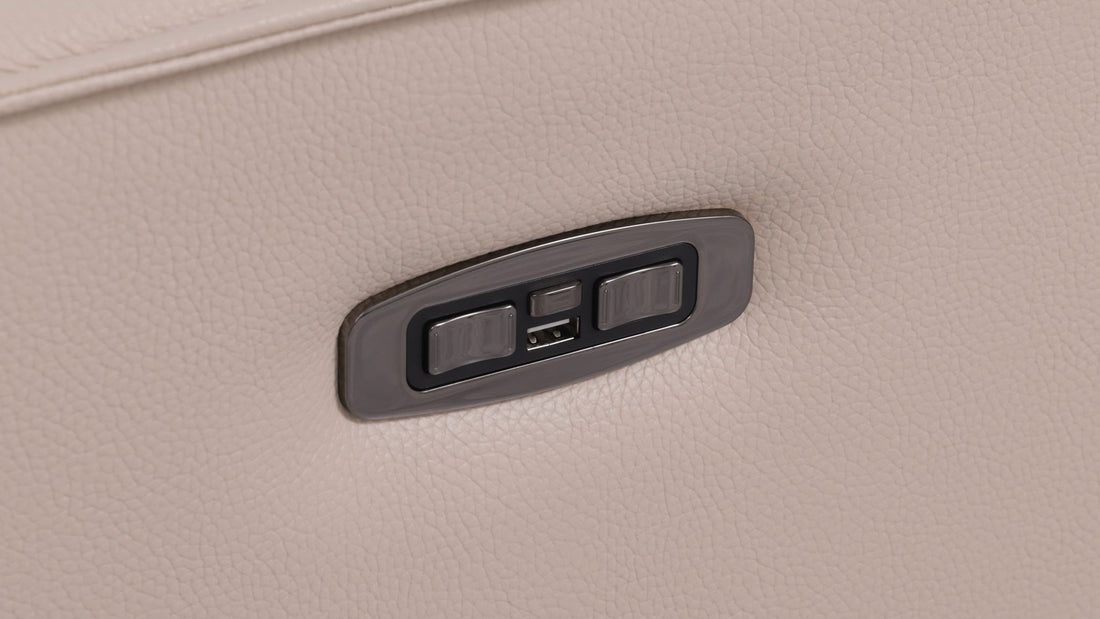 Picasso Power Reclining Sectional 6pcs Beige