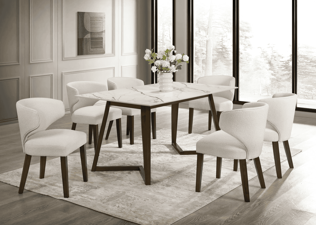 CAVA20 Dining Table + 6 Chair Set **NEW ARRIVAL**