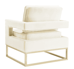 Avery Cream Velvet Chair