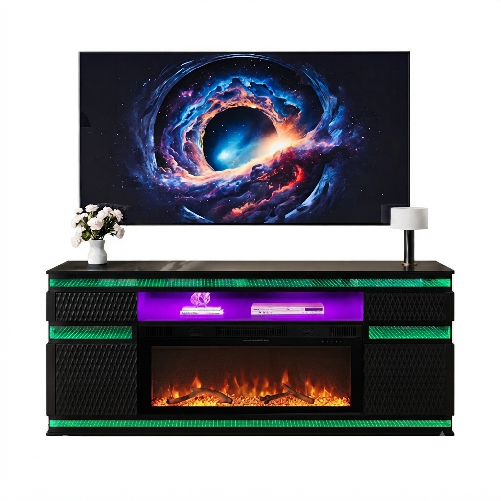 A-Wo36 TV Stand Media console Black