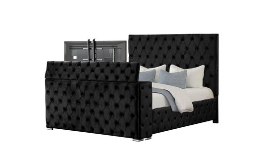Encore Queen Bed Black WITH TV LIFT