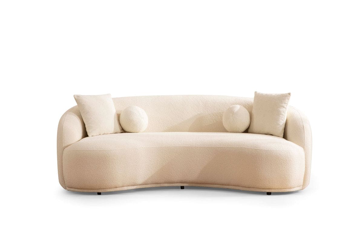 Bonita Ivory Boucle Sofa