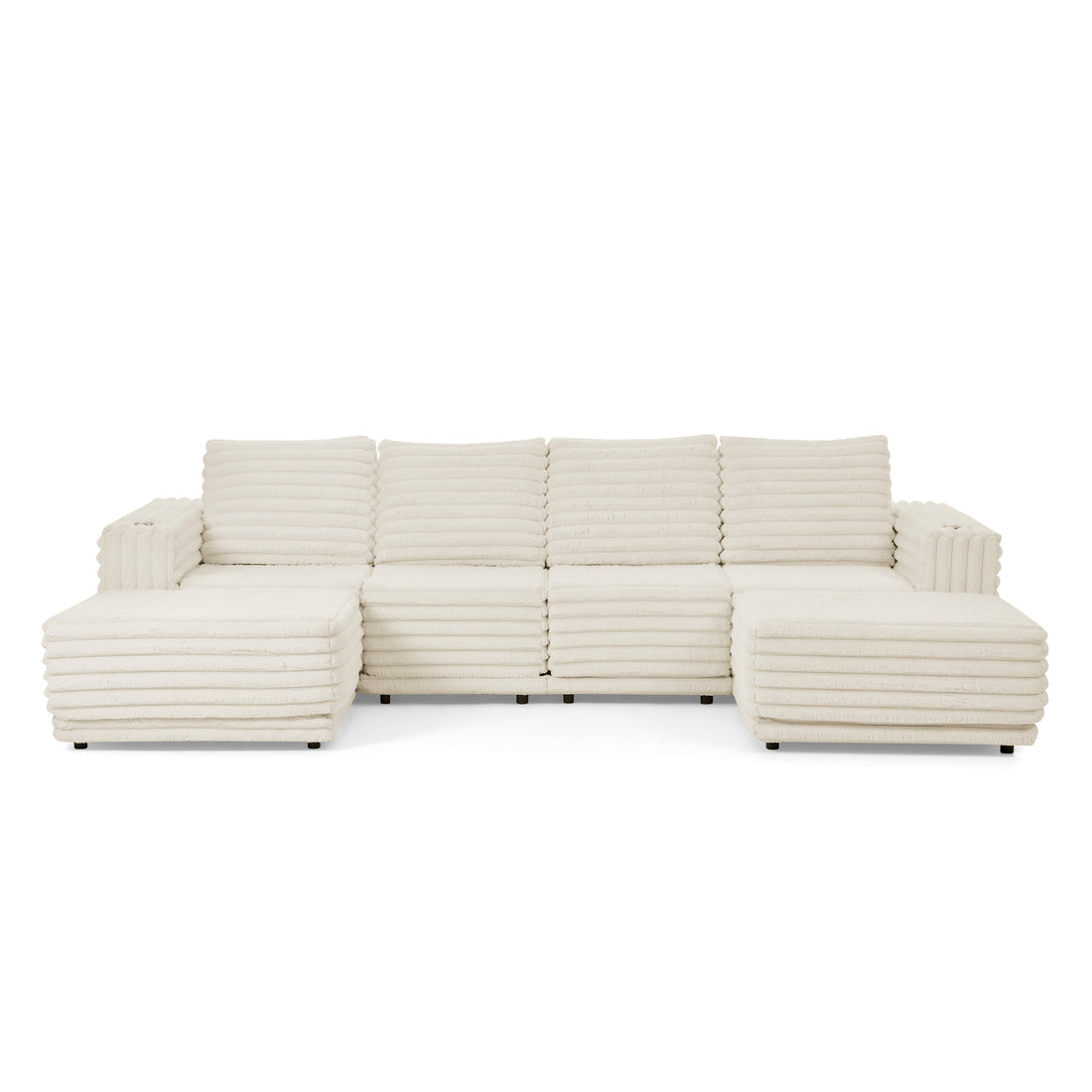 Nuve Compressed sectional (Cream)
