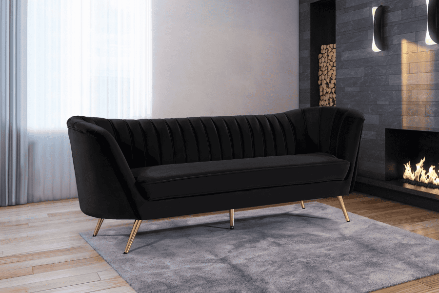 Margo Black Sofa