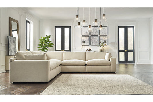 Elyza Linen 5pc Sectional