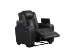 STEFANO20 3PC Reclining Set Black