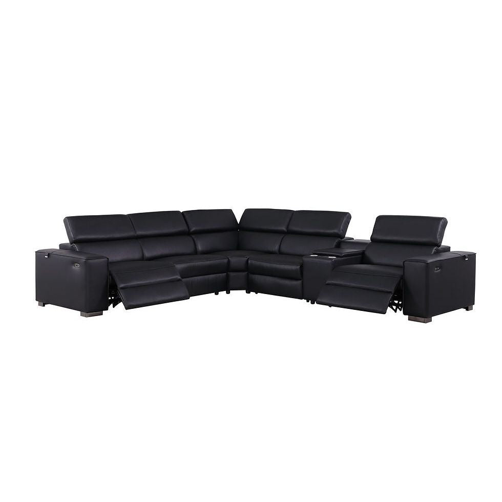 Picasso 6Pc Motion Sectional In Black
