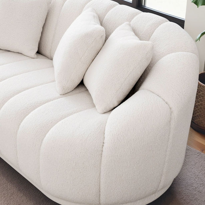 Fairfield Cream Boucle Sofa-CLEARANCE