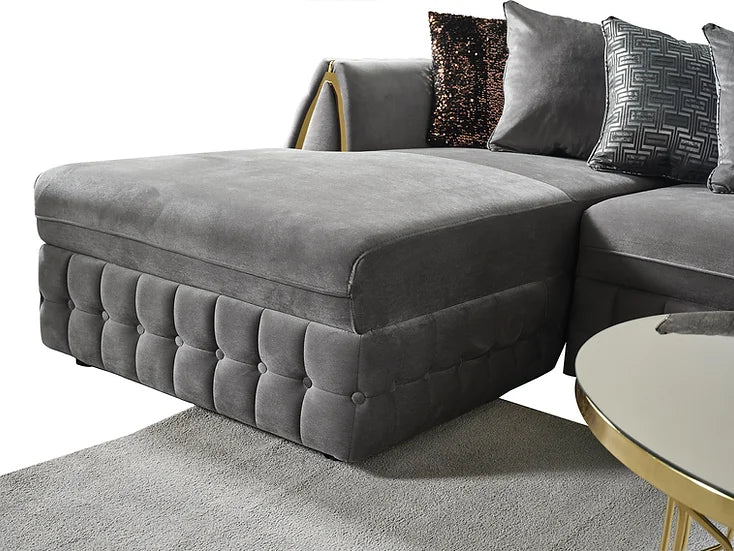 Sicilya Sectional (Gray)