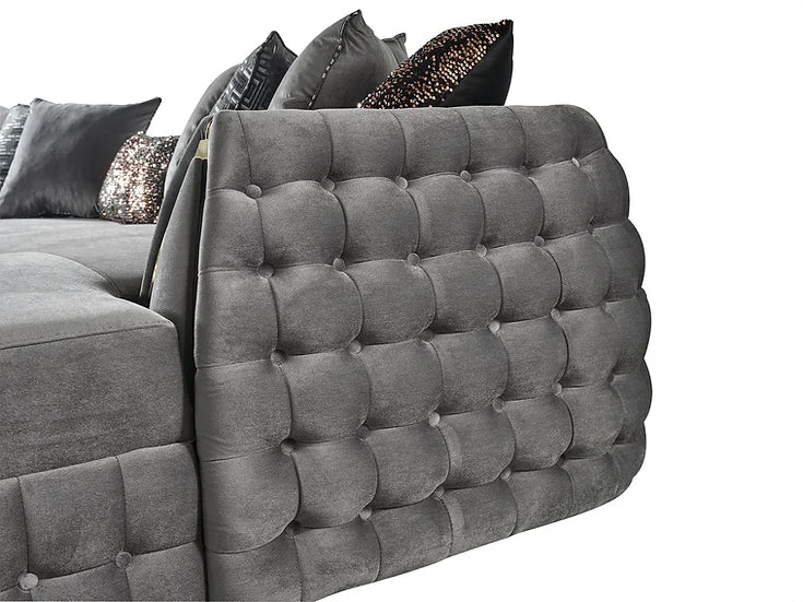 Sicilya Sectional (Gray)