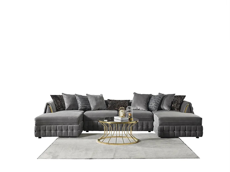 Sicilya Sectional (Gray)