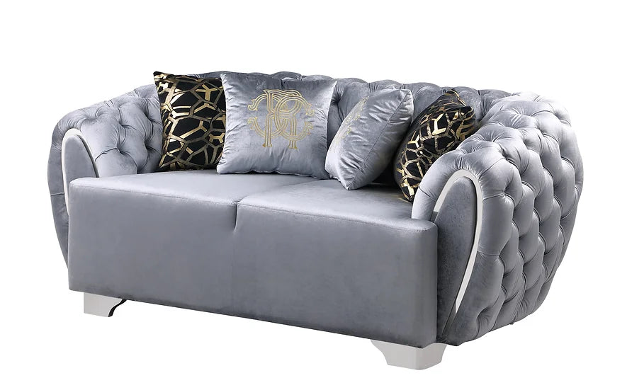 MILA GREY SOFA SET