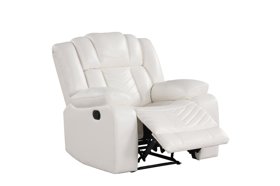 Ace White - 3PC Reclining Set