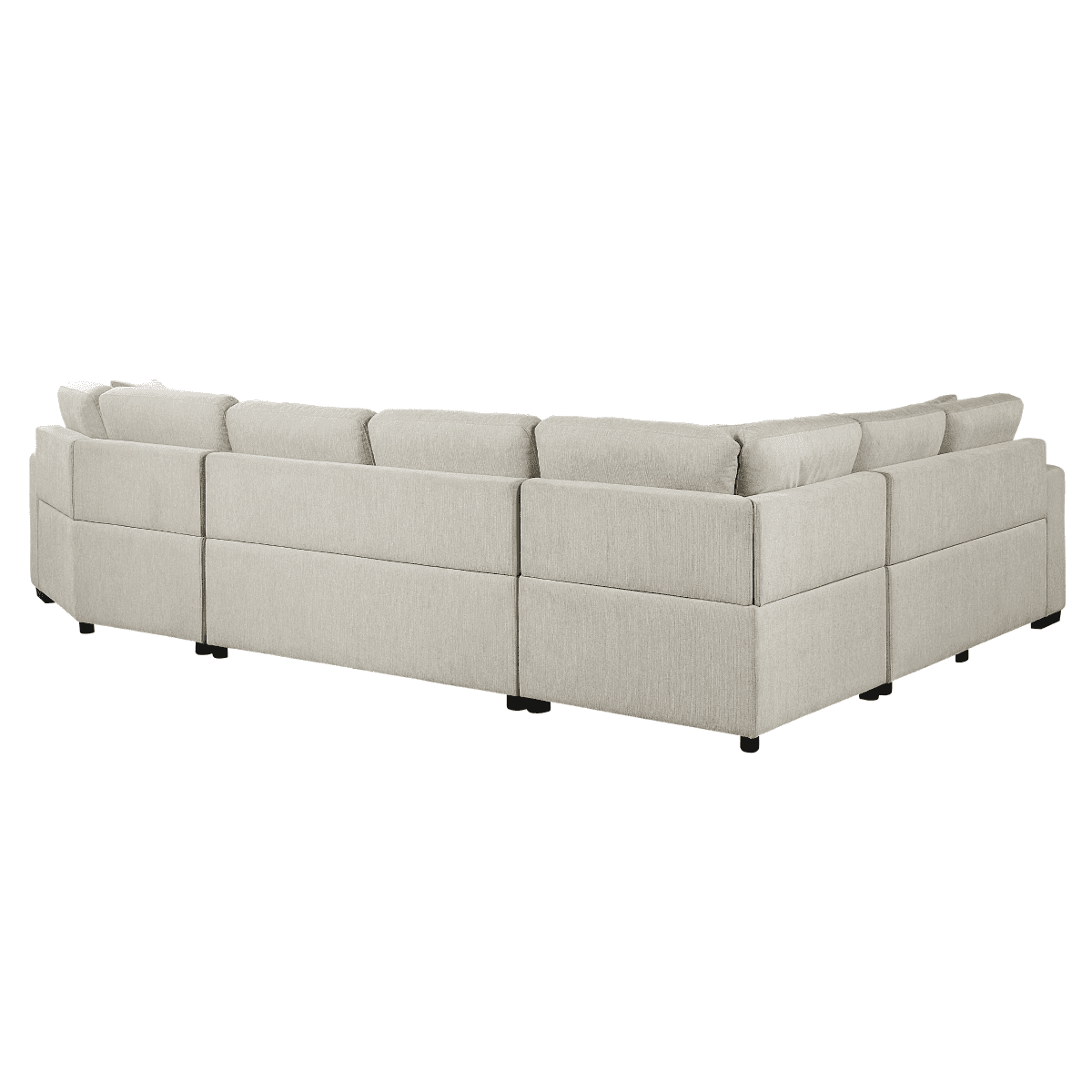 Logansport 4-Piece Sectional with Pull-out Bed and Pull-out Ottoman