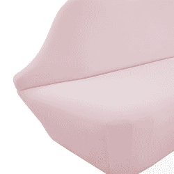 Lips Blush Velvet Settee