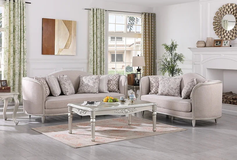 BELLISIMO LIGHT GREY SOFA SET