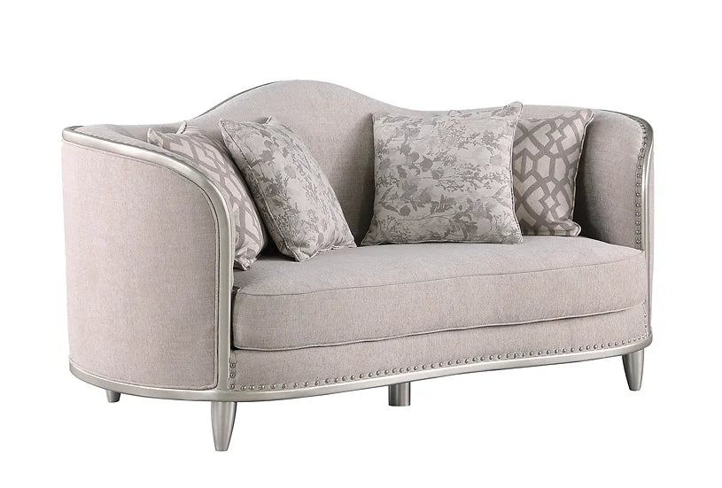 BELLISIMO LIGHT GREY SOFA SET