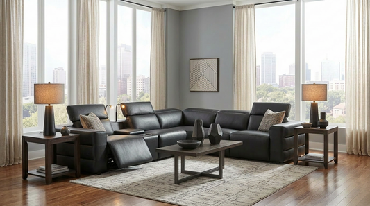 Holly Sectional Black