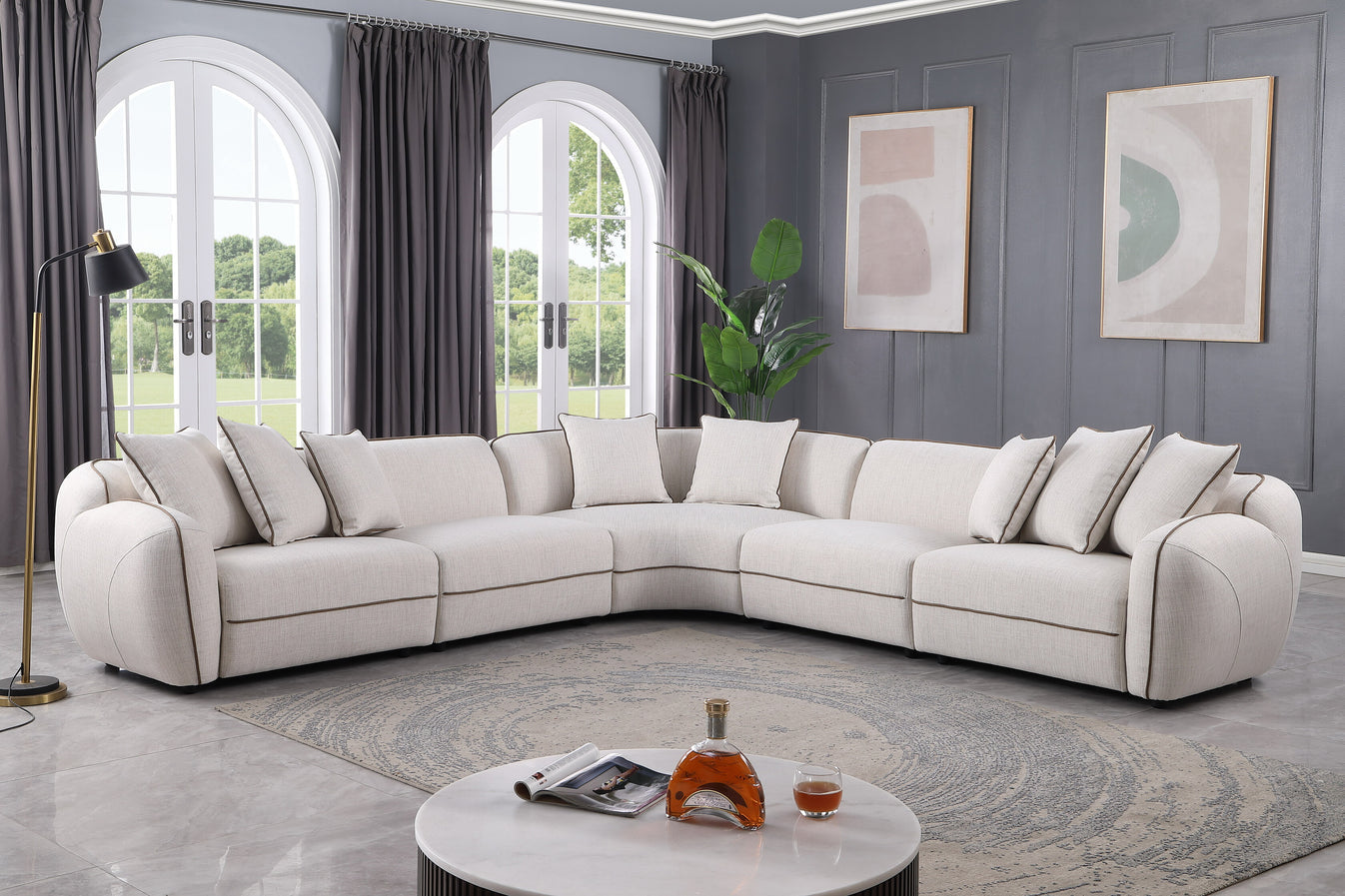 Gaby Sectional Beige