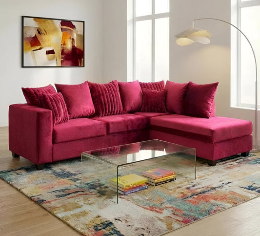 Kora Sectional Fuchsia