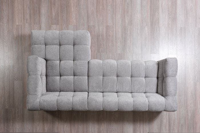 Ivy Gray Boucle RAF 110" Sectional