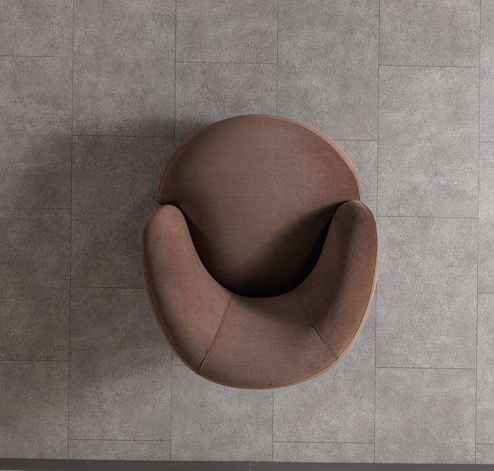 Bonita Coffee Velvet Accent Chair