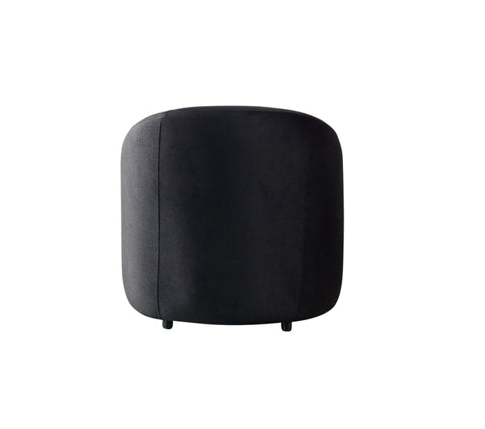 Bonita Black Velvet Accent Chair