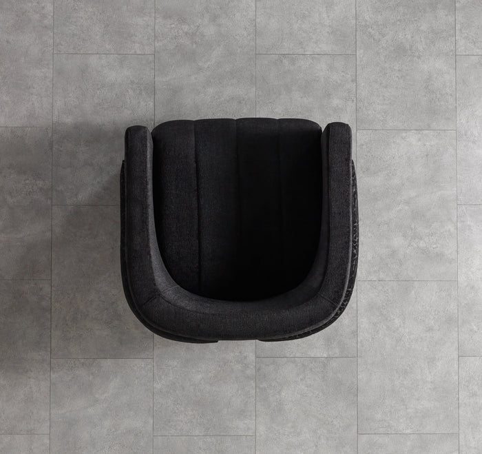 Carlina Black Velvet Chair