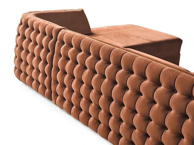 Sicilya Sectional (Orange)