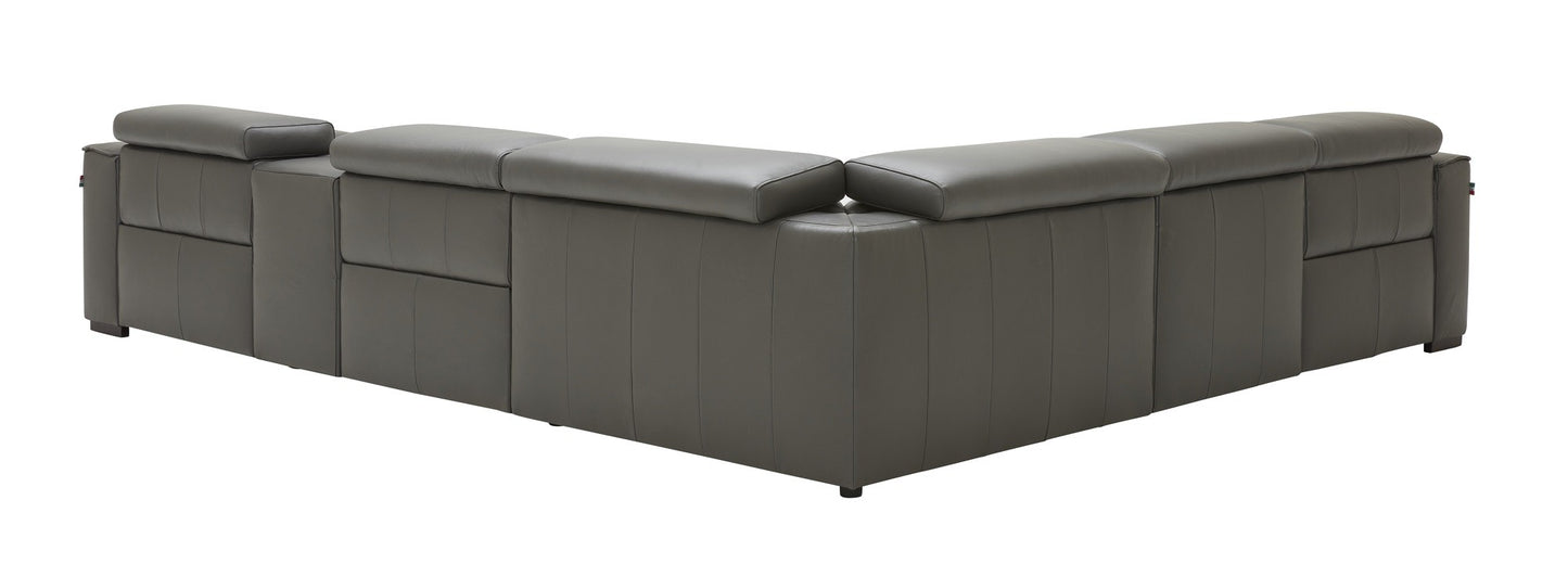 Picasso 6Pc Motion Sectional In Dark Grey