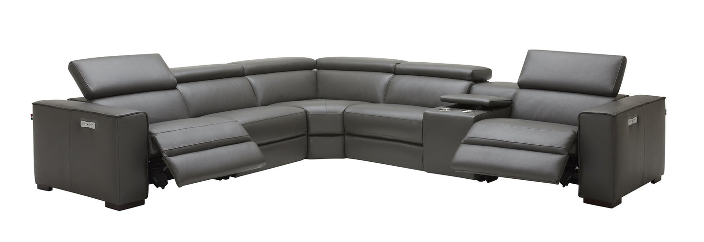 Picasso 6Pc Motion Sectional In Dark Grey