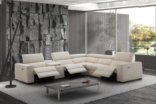 Picasso 6Pc Fabric Motion Sectional In Sand