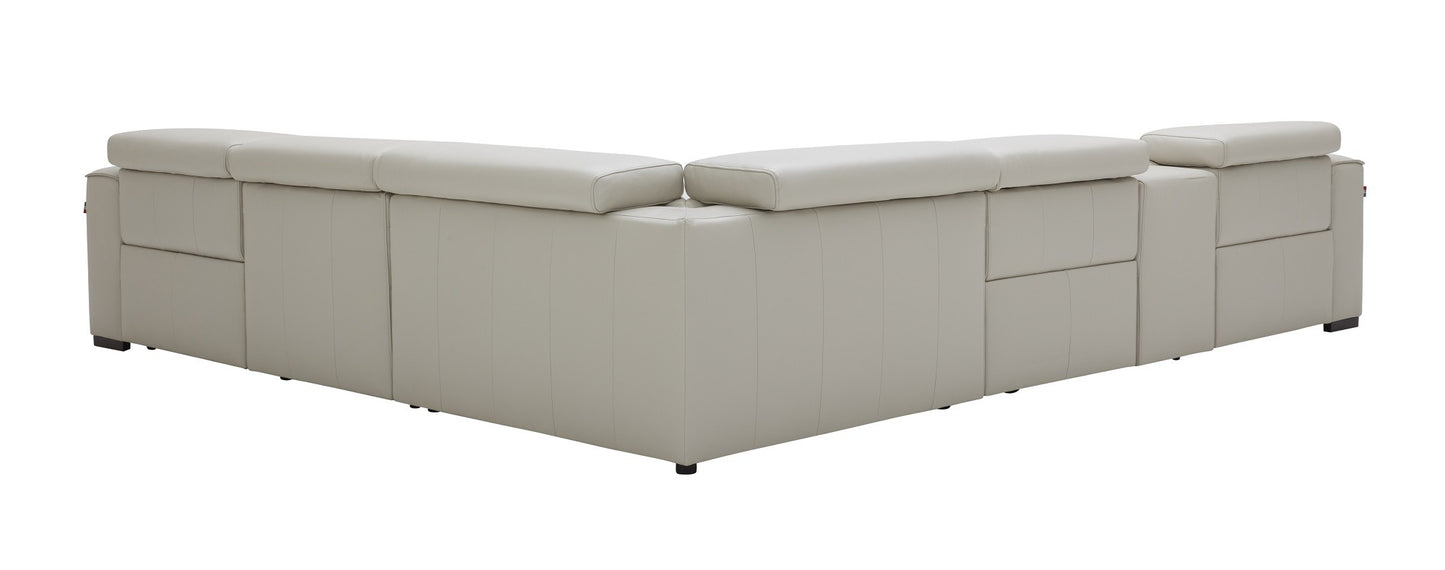 Picasso 6Pc Motion Sectional In Silver Grey