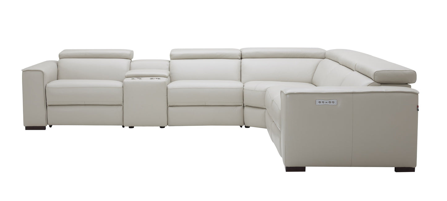 Picasso 6Pc Motion Sectional In Silver Grey