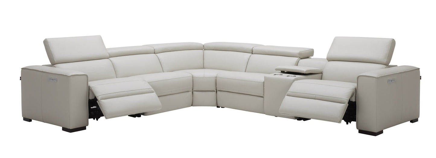 Picasso 6Pc Motion Sectional In Silver Grey