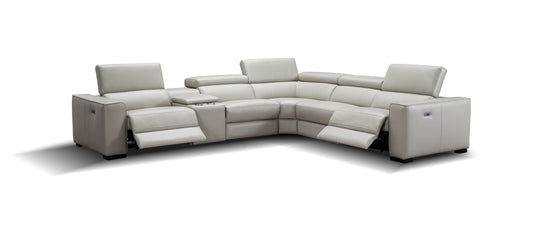 Picasso 6Pc Motion Sectional In Silver Grey