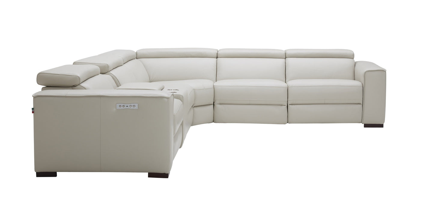 Picasso 6Pc Motion Sectional In Silver Grey