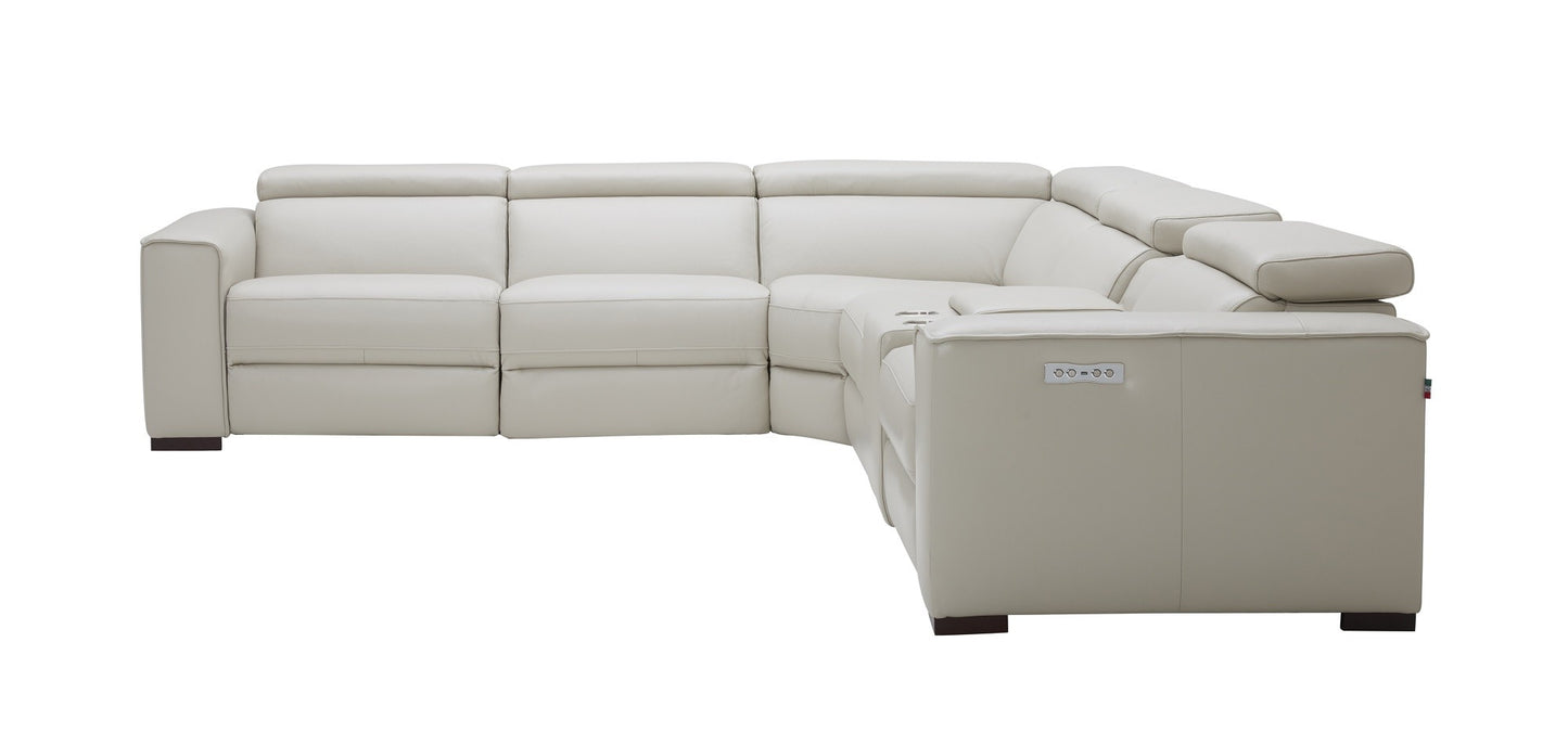 Picasso 6Pc Motion Sectional In Silver Grey