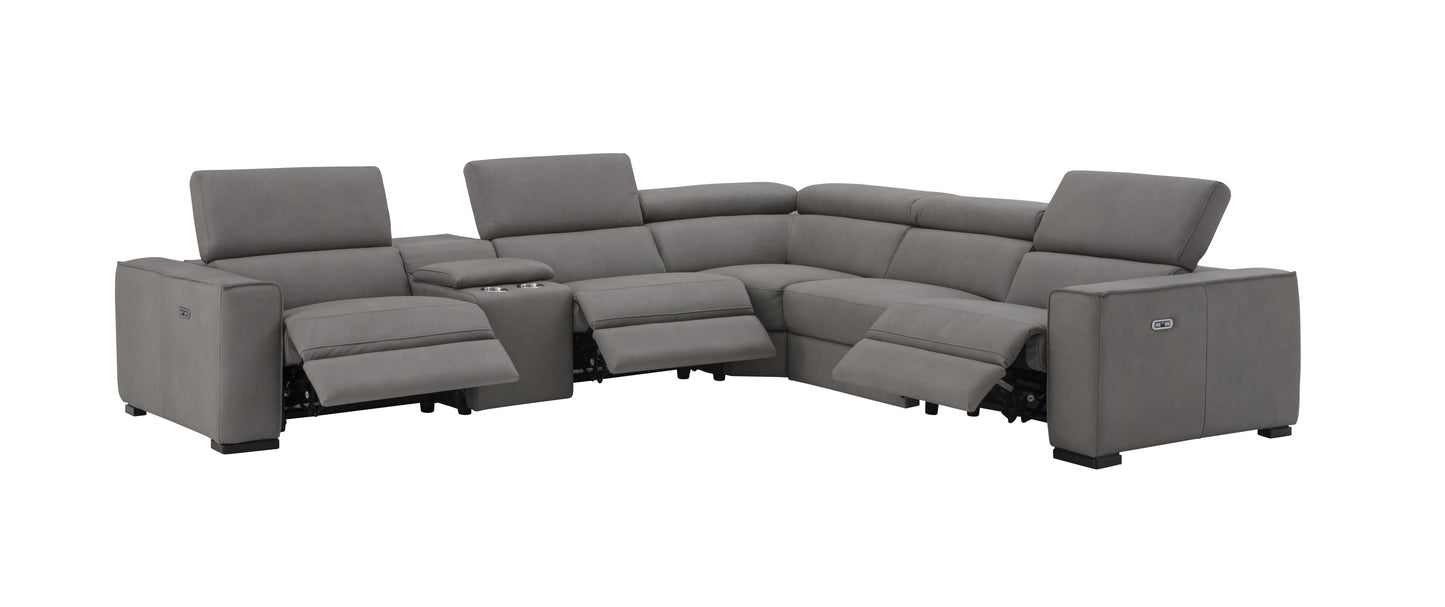 Picasso 6Pc Motion Sectional In Truffle