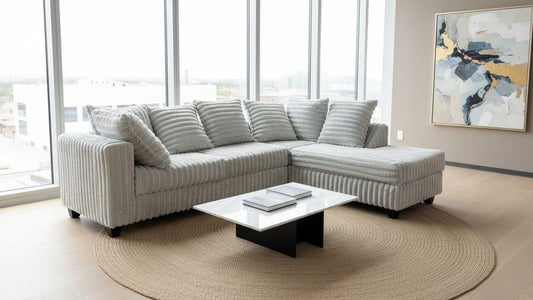 Gia Sectional Silver