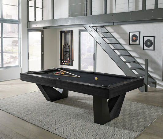 American Heritage® Annex 8’ Pool Table, Black Ash